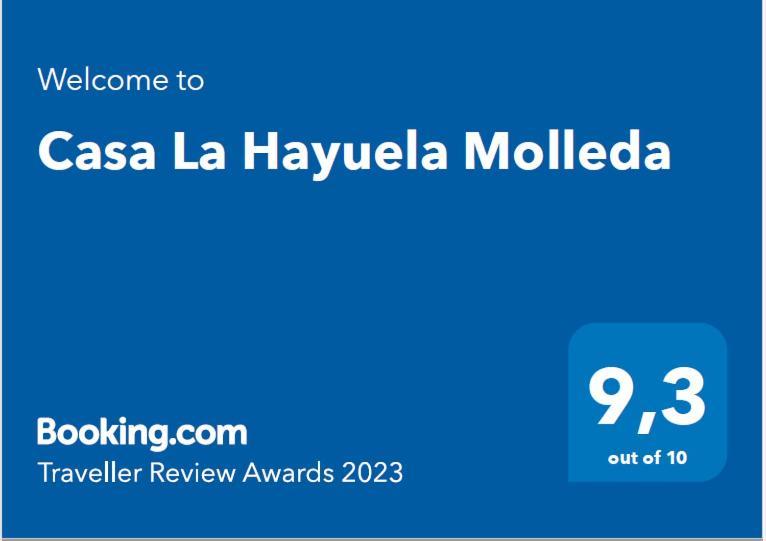 Casa La Hayuela Molleda Villa Exterior foto